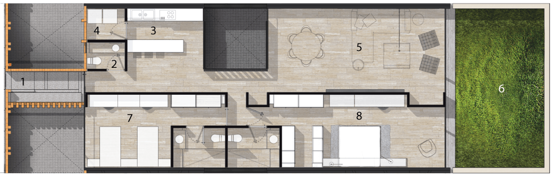 Departamento Cantalagua. Juriquilla. Queretaro.